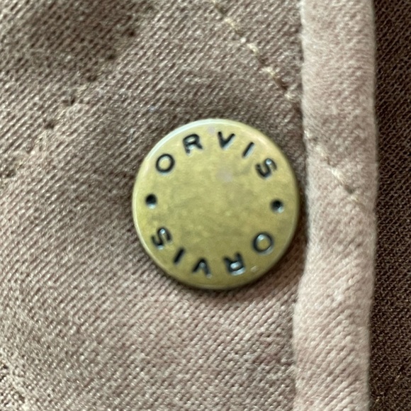 Ladies Vintage Orvis Quilted Brown Bomber Hunting Old English Countryside Jacket - Picture 5 of 10